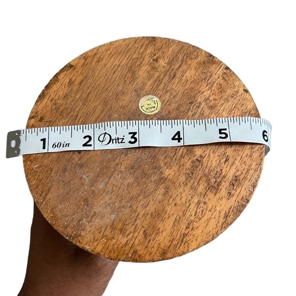 MID CENTURY MODERN ROTATING TEAK AND BLACK METAL CANDLESTICKS - Picture 13 of 13